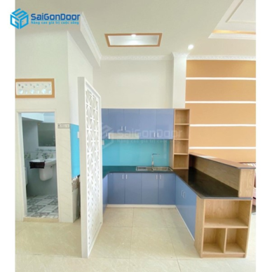 Công ty thi công tủ bếp gỗ tại Bình Chánh của SaigonDoor
