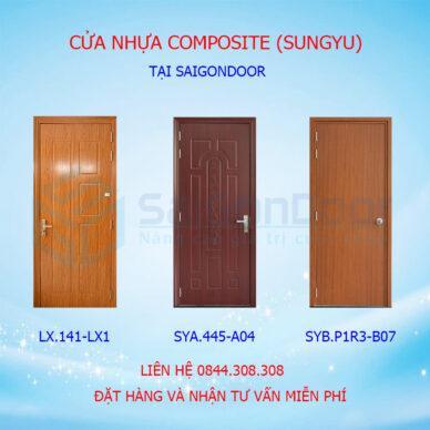 Cập nhập giá cửa nhựa composite Sungyu tại SaigonDoor đầu năm 2021